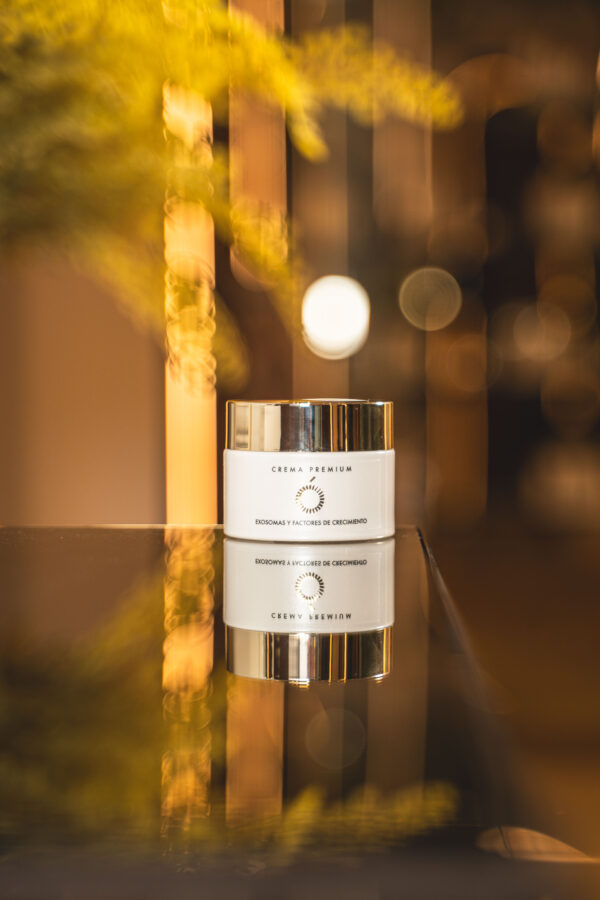 Crema premium con exosomas